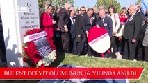 Bülent Ecevit, ölümünün 16. yılında mezarı başında anıldı: O anlar kameralara böyle yansıdı