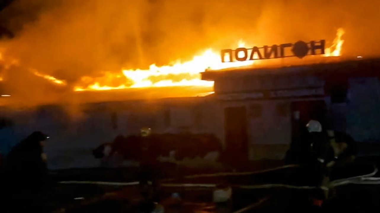 At least 13 killed in Russian nightclub fire after flare gun discharged inside
