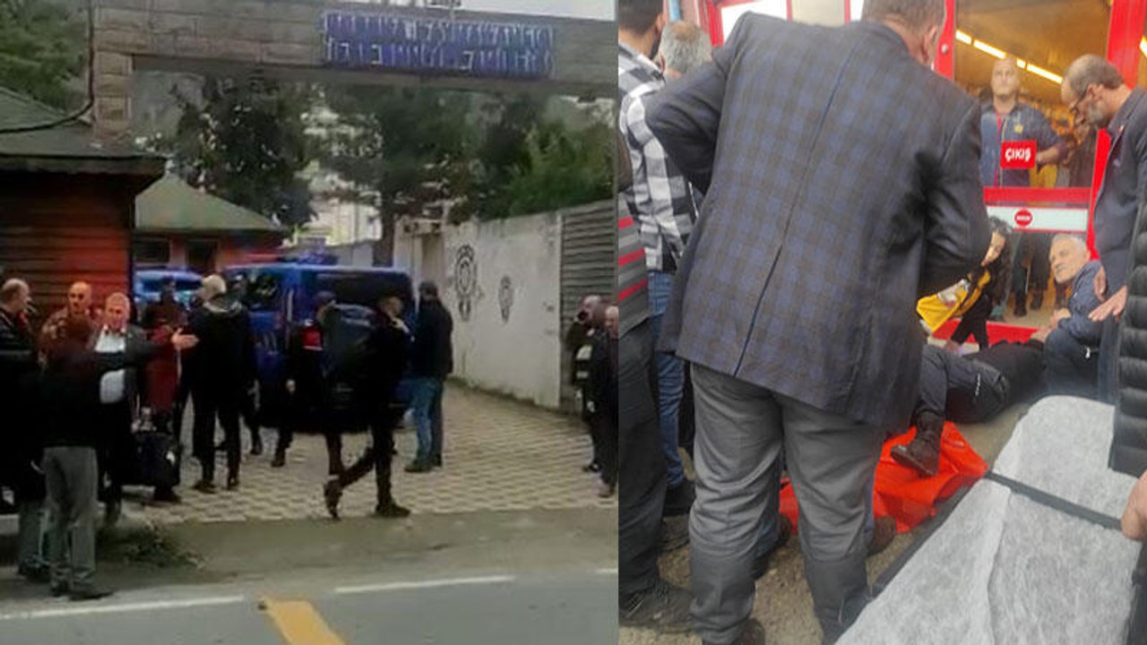 Polis merkezinde tartıştığı polisi tabancayla ayağından vurdu