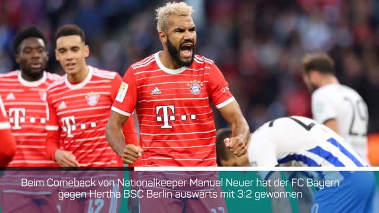 Fakten-Report: Bayern schlägt Hertha BSC