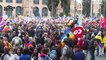 Des dizaines de milliers d'Italiens défilaient ce samedi pour la paix en Ukraine