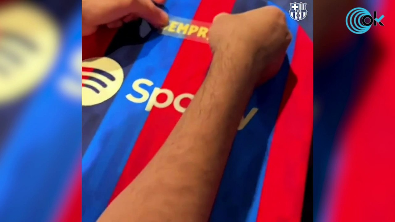 Así es la camiseta que lucirá el Barça en la despedida de Piqué del Camp Nou