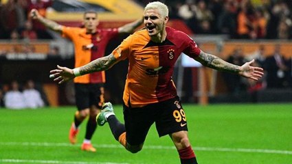 Mauro Icardi derbide resital yaptı! Galatasaray, Beşiktaş'a şans tanımadı