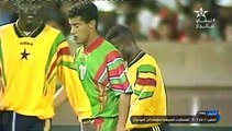 الشوط الثاني مباراة المغرب و غانا تصفيات كاس العالم 1998