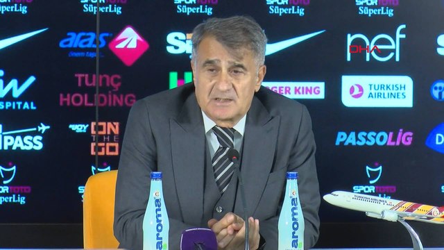 Şenol Güneş: Asıl sorunun savunmada olduğunu düşünüyorum