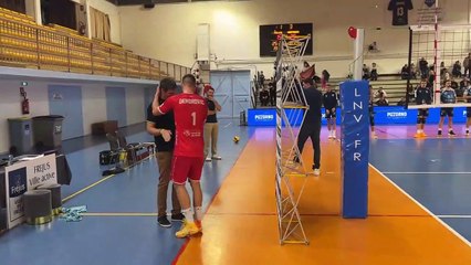Images Maritima: Eldin Demirovic MVP et la joie du MVB à Fréjus