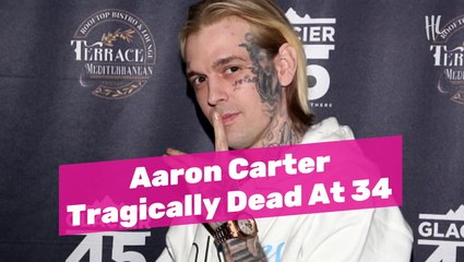 Aaron Carter Tragically Dead At 34