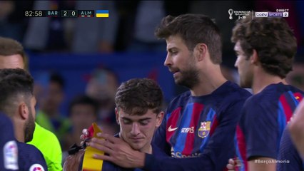 ️ L'ovation du Camp Nou pour la sortie de Gerard Piqué