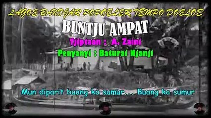 Classical Banjar Song 'Buncu Ampat'