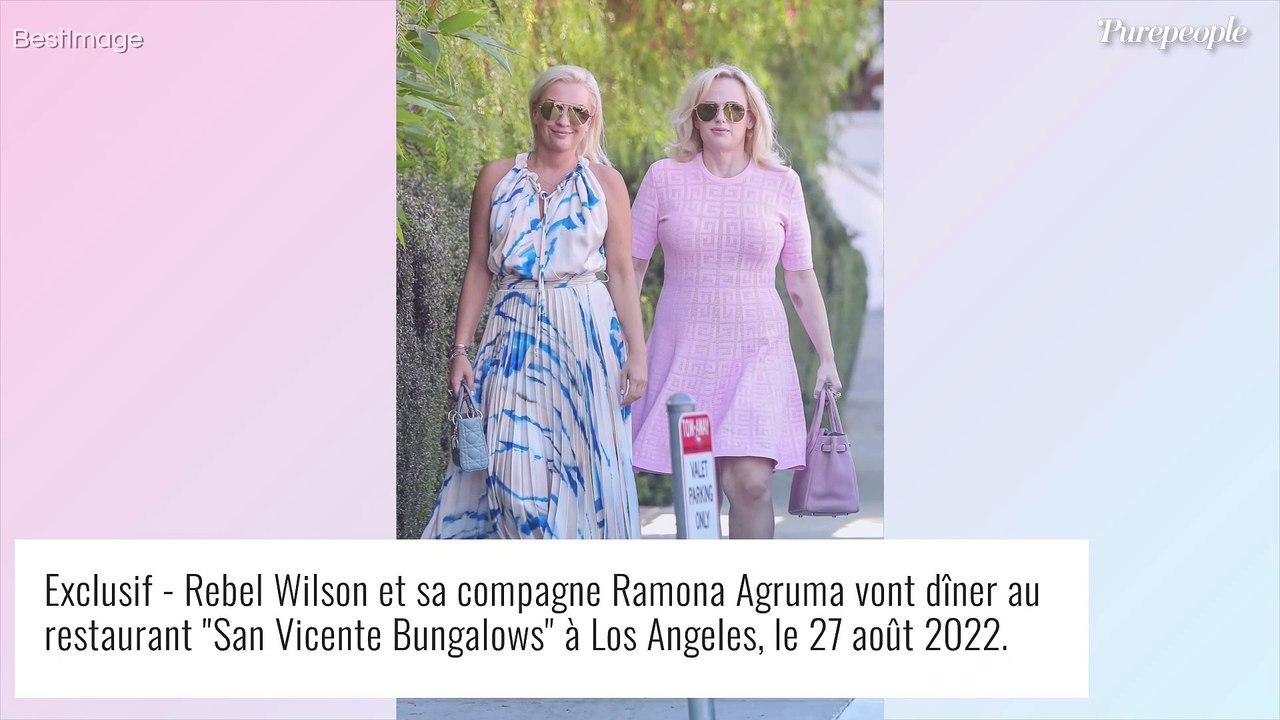 Rebel Wilson fiancée à Agruma : Déjantées, elle...