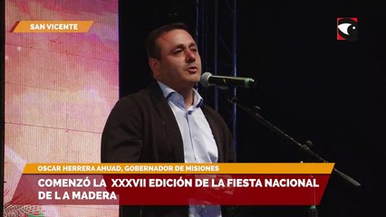 Comenzó la XXXVII edición de la Fiesta Nacional de la Madera