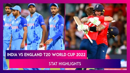 Download Video: IND vs ENG, T20 World Cup 2022 Stat Highlights: Jos Buttler, Alex Hales Guide England To Finals