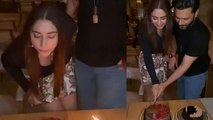 Disha Parmar Birthday Celebration With Husband Rahul Vaidya, Cake Cutting करते..। *Entertainment