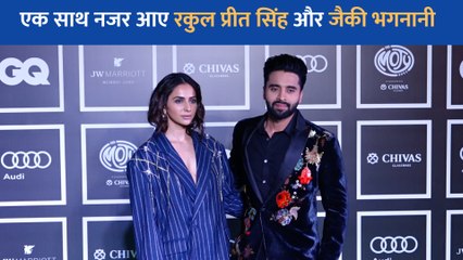 ओवरसाइज ब्लेजर पहने Rakul Preet Singh ने Jackky Bhagnani के साथ अवॉर्ड फंक्शन में बिखेरा अपना जलवा