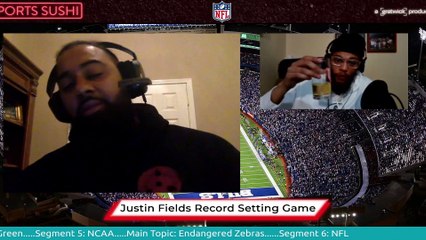 Justin Fields Record Breaking Day