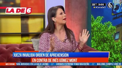 Juez invalida orden de aprehensión contra Inés Gómez Mont