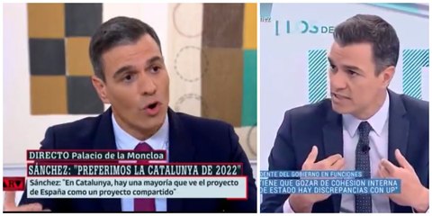 El demoledor vídeo que deja con el culo al aire a Sánchez por forzar la derogación del delito de sedición