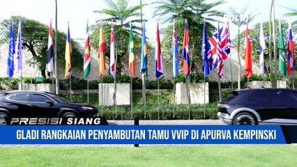 Gladi Rangkaian Penyambutan Tamu VVIP Di Apurva Kempinski