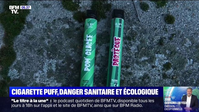 Cigarettes Puff, danger sanitaire et écologique