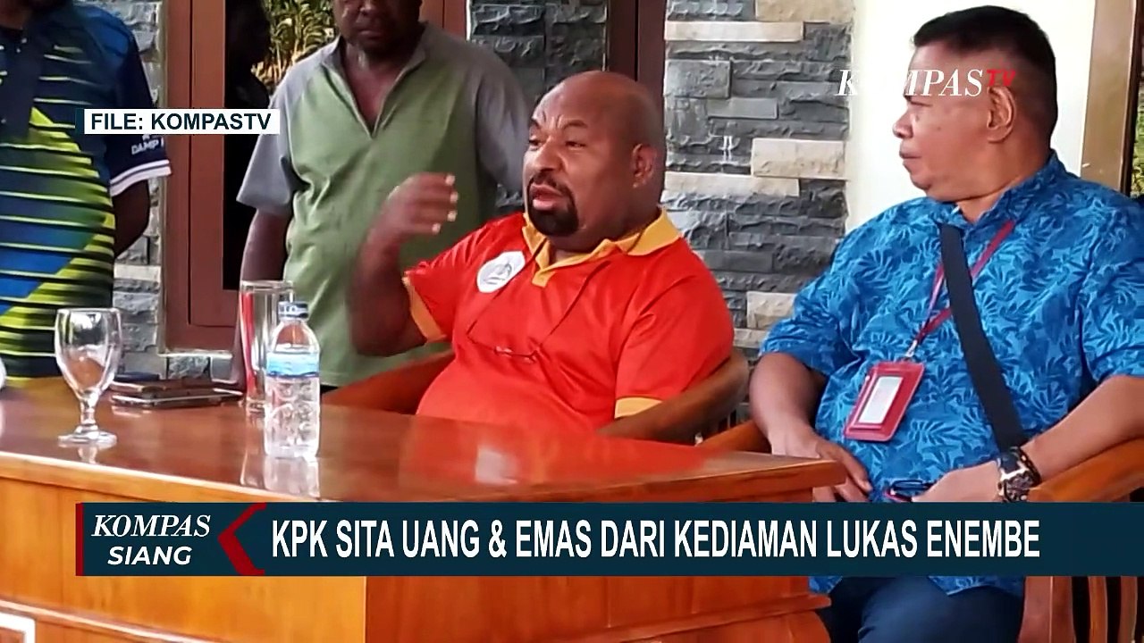 Terbaru, KPK Sita Uang dan Emas Batangan dari Rumah Pribadi serta Apartemen Lukas Enembe