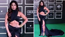 GQ Award 2022: Bhumi Pednekar Thigh High Slit Black Dress में Bold अवतार में ढाया कहर *Entertainment