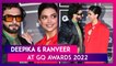 GQ Awards 2022: Deepika Padukone & Ranveer Singh Make Stylish Appearance Together Amid Split Rumours