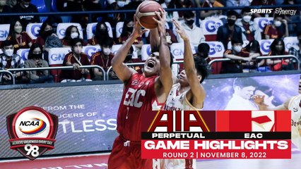 NCAA Season 98 | Game Highlights: EAC vs Perpetual | Men's Basketball Tournament Round 2