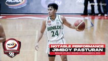 NCAA Season 98 | Notable Performance: Jimboy Pasturan (Benilde vs JRU) | MBT Round 2