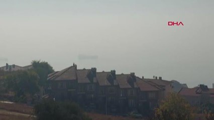 TEKİRDAĞ'DA SİS ETKİLİ OLDU, GEMİLER KIYI ŞERİDİNDE BEKLEDİ