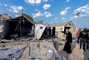 Esed rejiminin çadır kampa düzenlediği saldırıda 6 sivil öldü, 75'i yaralandı (2)