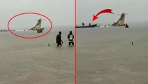 Tanzanya'da bir yolcu uçağı iniş yapmaya çalıştığı sırada göle düştü.