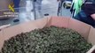 La Guardia Civil española ha intervenido 32 toneladas de marihuana en el mayor alijo de la historia