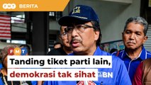 Demokrasi tak sihat, kata Johari berkait pemimpin Umno tanding tiket parti lain