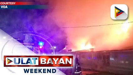 15 patay nang masunog ang isang cafe'  sa Kostroma, Russia