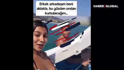 Kendisini aldatan sevgilisine 'dalış yapacağız' dedi, denizin ortasında bıraktı!