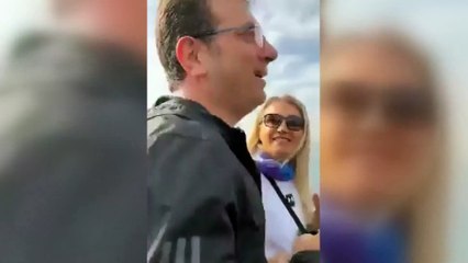İmamoğlu çiftinden gülümseten diyalog