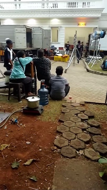 Proses sebelum acara shoting berlangsung