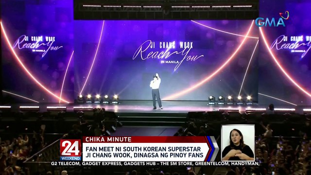 Fan meet ni South Korean Superstar Ji Chang Wook, dinagsa ng Pinoy fans | 24 Oras Weekend