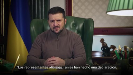 Zelenski descarta que Irán haya limitado el suministro de drones a Rusia