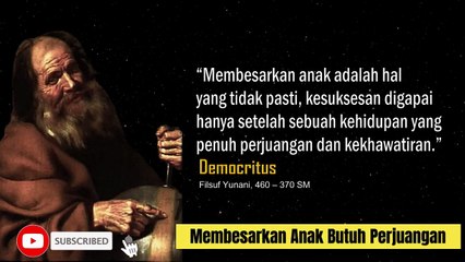 Quotes from Democritus: "Kata Bijak Kehidupan Berkelas Dan Layak Disimak"