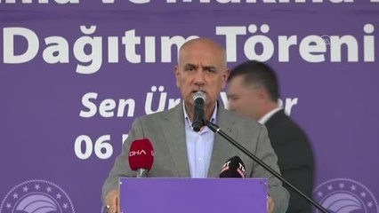 Bakan Kirişci, "Yöresel Ürün Pazar Yeri Temel Atma Töreni"nde konuştu (3)