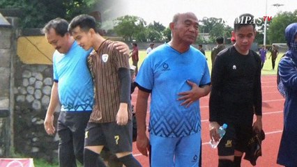 Tanding Sepak Bola Lawan Menko PMK, Gibran Cetak Hattrick dan Bawa Tim Menang