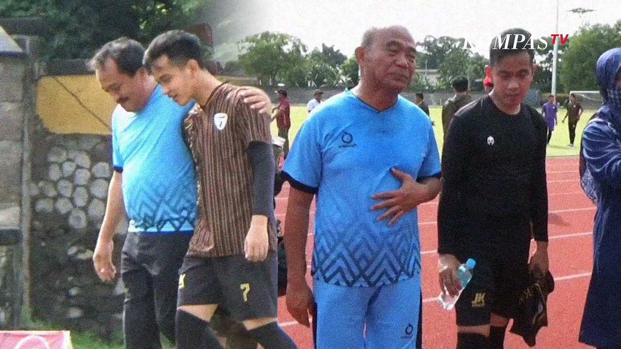 Tanding Sepak Bola Lawan Menko PMK, Gibran Cetak Hattrick dan Bawa Tim Menang
