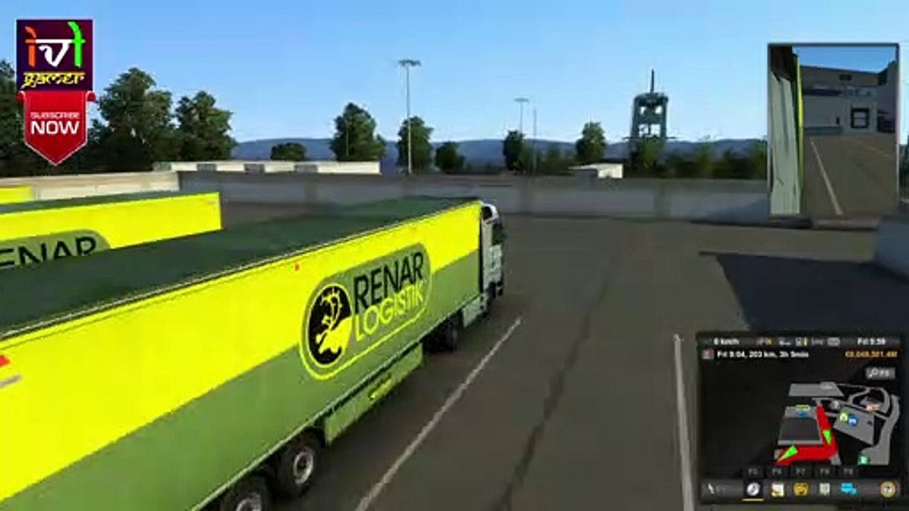 360 Degree View Mercedes Actros - ETS 2 1.45 - #ets2 #mercedestruck #360degreeview