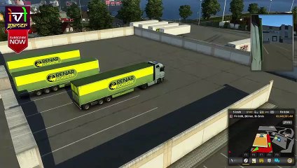 Journey Departure Mercedes Actros - ETS 2 1.45 - #ets2 #mercedestruck #departure #journey