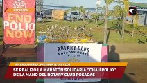 Se realizó la maratón solidaria “Chau Polio” de la mano del Rotary Club Posadas