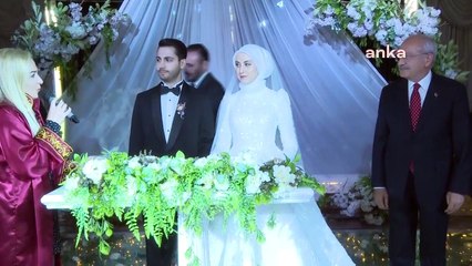 Kılıçdaroğlu nikah şahidi oldu
