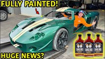 Our Factory 5 GTM Supercar Is Officially Painted!!!