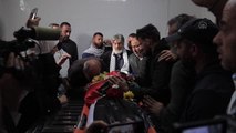 İsrail güçlerinin Batı Şeria'da öldürdüğü Filistinli gencin cenaze töreni