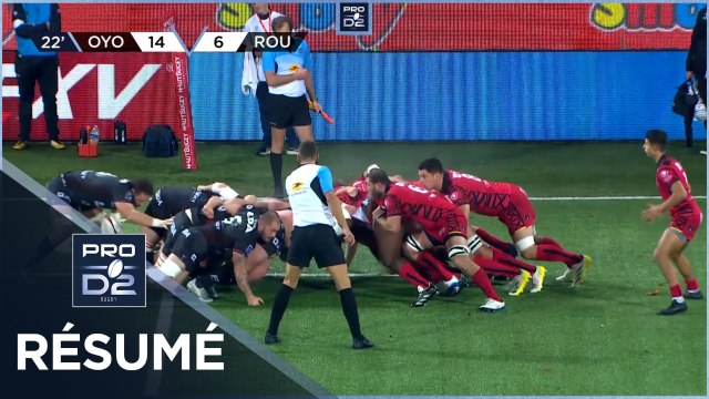 PRO D2 - Résumé Oyonnax Rugby-Rouen Normandie Rugby: 61-13 - J10 - Saison 2022/2023